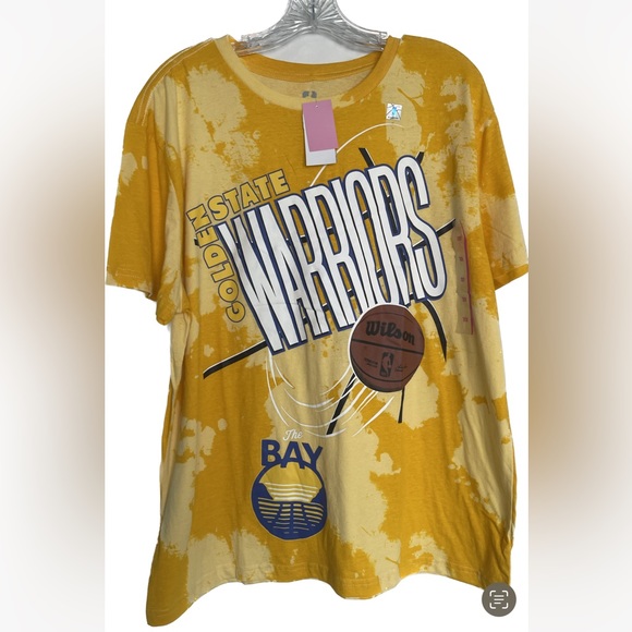 NBA Women’s Tie Dye Golden State Warriors Tee Shirt XXL - Picture 1 of 5